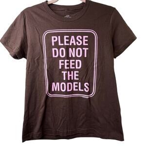 Lg Y2k Vtg Please Do Not Feed the Models 2004 Been There Graphic Tee Alt Skater